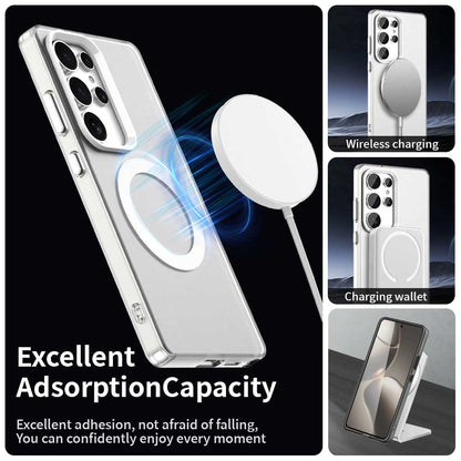 MagSafe-deksel for Samsung Galaxy S25 Ultra S938, Techsuit, CandyCase, hvit