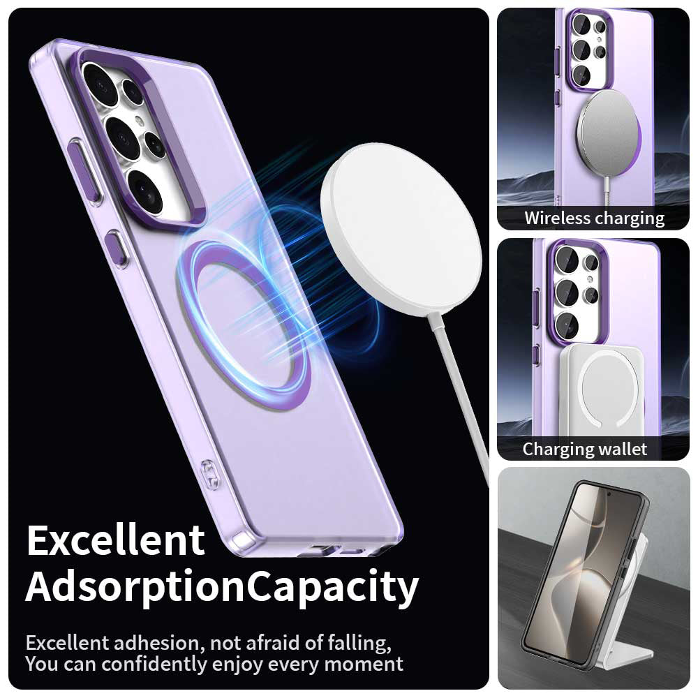 MagSafe-deksel for Samsung Galaxy S25 Ultra S938, Techsuit, CandyCase, Lilla