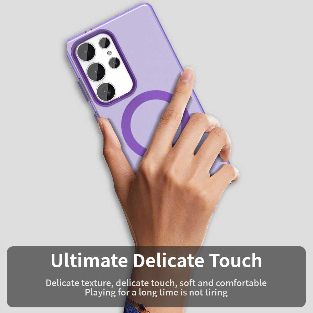 MagSafe-deksel for Samsung Galaxy S25 Ultra S938, Techsuit, CandyCase, Lilla