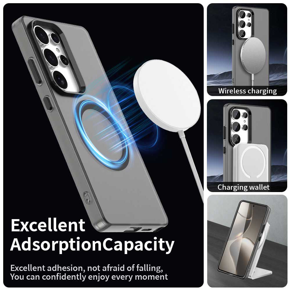 MagSafe-deksel for Samsung Galaxy S25 Ultra S938, Techsuit, CandyCase, Svart