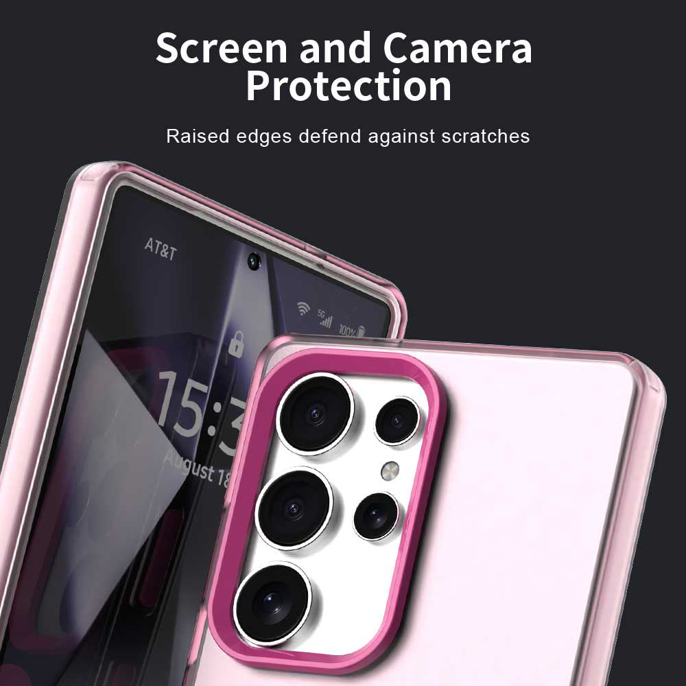 MagSafe-deksel for Samsung Galaxy S25 Ultra S938, Techsuit, CandyCase, Rosa