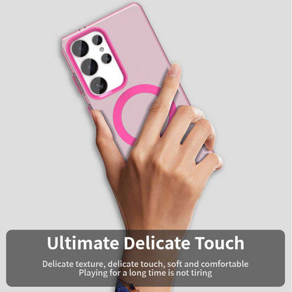 MagSafe-deksel for Samsung Galaxy S25 Ultra S938, Techsuit, CandyCase, Rosa