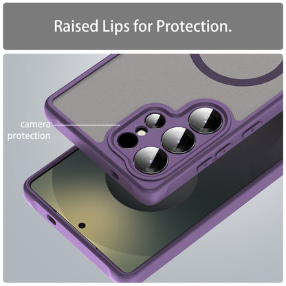 MagSafe-deksel for Samsung Galaxy S25 Ultra S938, Techsuit, HaloFrost II, Lilla