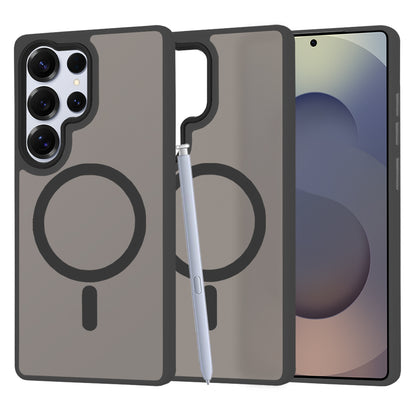 MagSafe-deksel for Samsung Galaxy S25 Ultra S938, Techsuit, HaloFrost, Svart