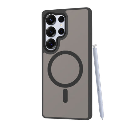 MagSafe-deksel for Samsung Galaxy S25 Ultra S938, Techsuit, HaloFrost, Svart