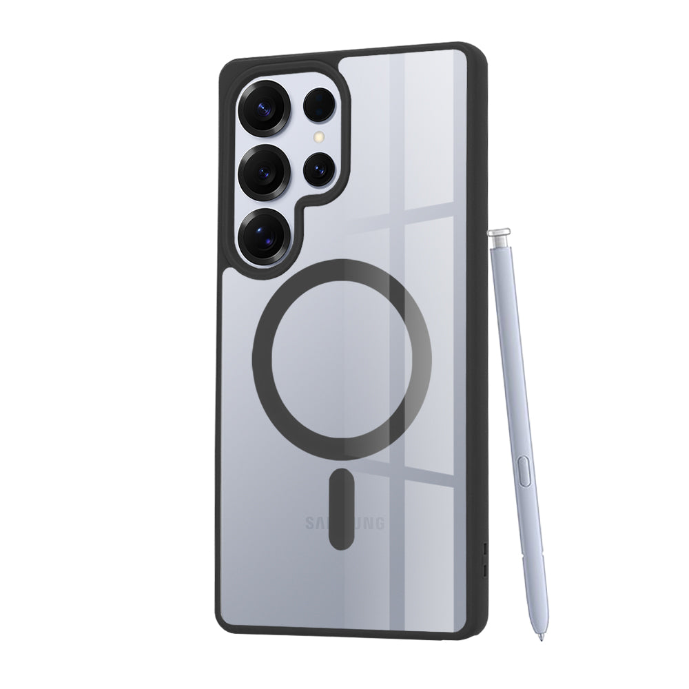 MagSafe-deksel for Samsung Galaxy S25 Ultra S938, Techsuit, Pro, svart