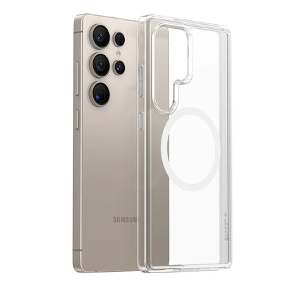 MagSafe-deksel for Samsung Galaxy S25 Ultra S938, Torras, Guardian, Transparent