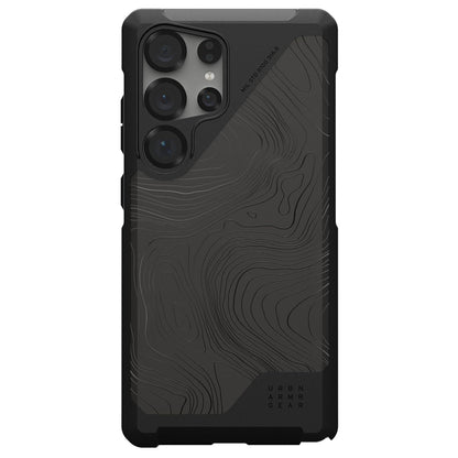 MagSafe-deksel for Samsung Galaxy S25 Ultra S938, Urban Armor Gear, Metropolis LT Topography, Svart