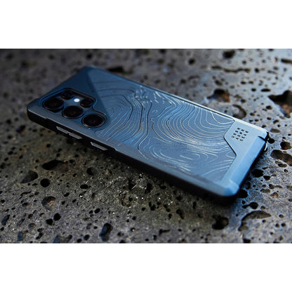 MagSafe-deksel for Samsung Galaxy S25 Ultra S938, Urban Armor Gear, Metropolis LT Topography, Svart