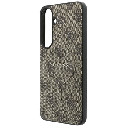 MagSafe-deksel til Samsung Galaxy S26 FE S741, Guess, 4G Embossed Ring Classic Logo, brun