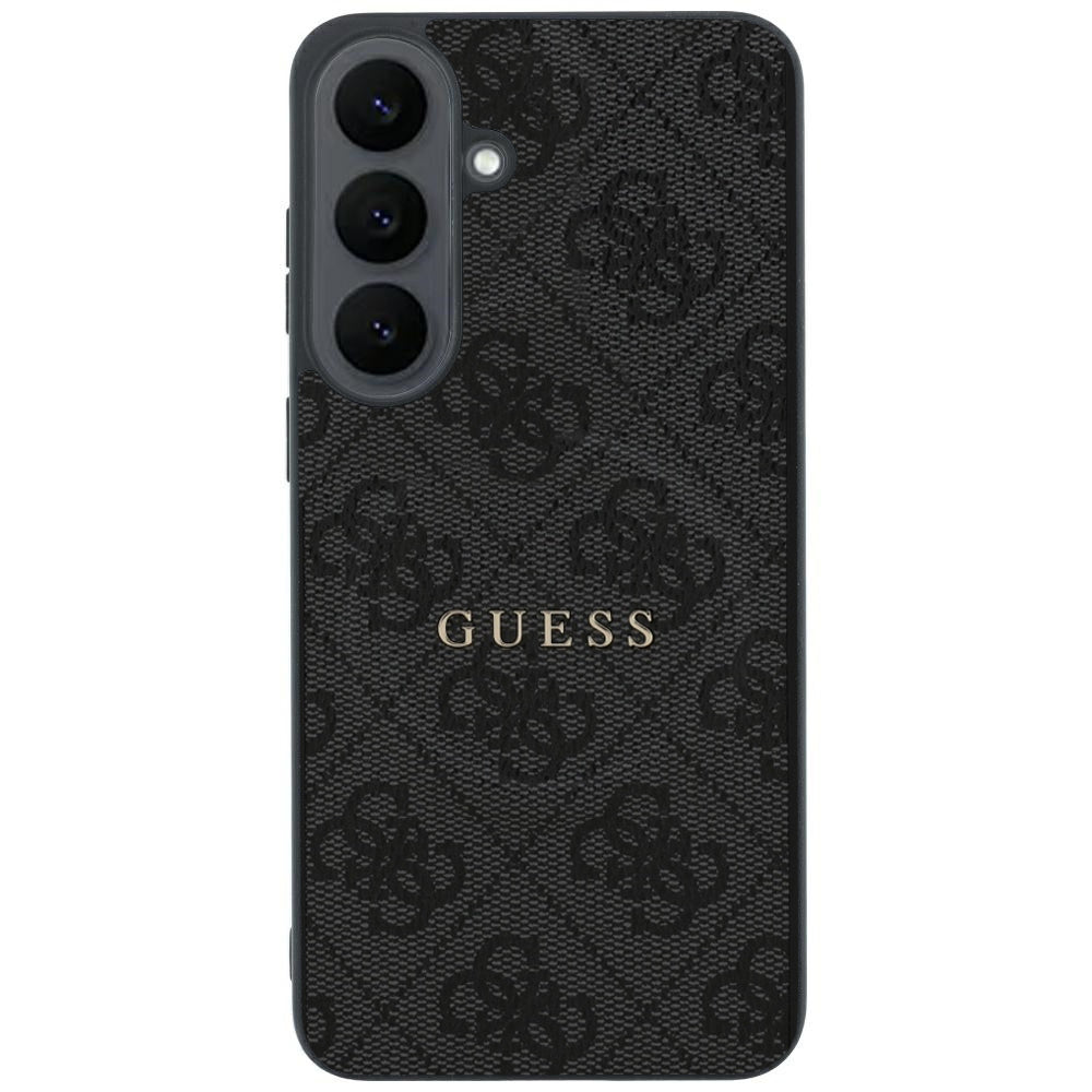 MagSafe-deksel til Samsung Galaxy S26 FE S741, Guess, 4G Embossed Ring Classic Logo, svart
