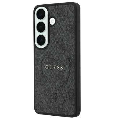 MagSafe-deksel til Samsung Galaxy S26 FE S741, Guess, 4G Embossed Ring Classic Logo, svart