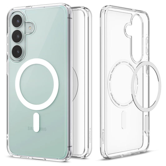MagSafe-deksel for Samsung Galaxy S26 FE S741, Spigen, Ultra Hybrid, Transparent Hvit ACS11636