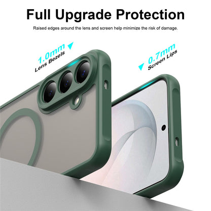 MagSafe-deksel for Samsung Galaxy S26 FE S741, Techsuit, HaloFrost II, Grønn