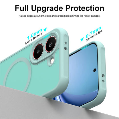 MagSafe-deksel for Samsung Galaxy S26 FE S741, Techsuit, HaloFrost II, Lys grønn