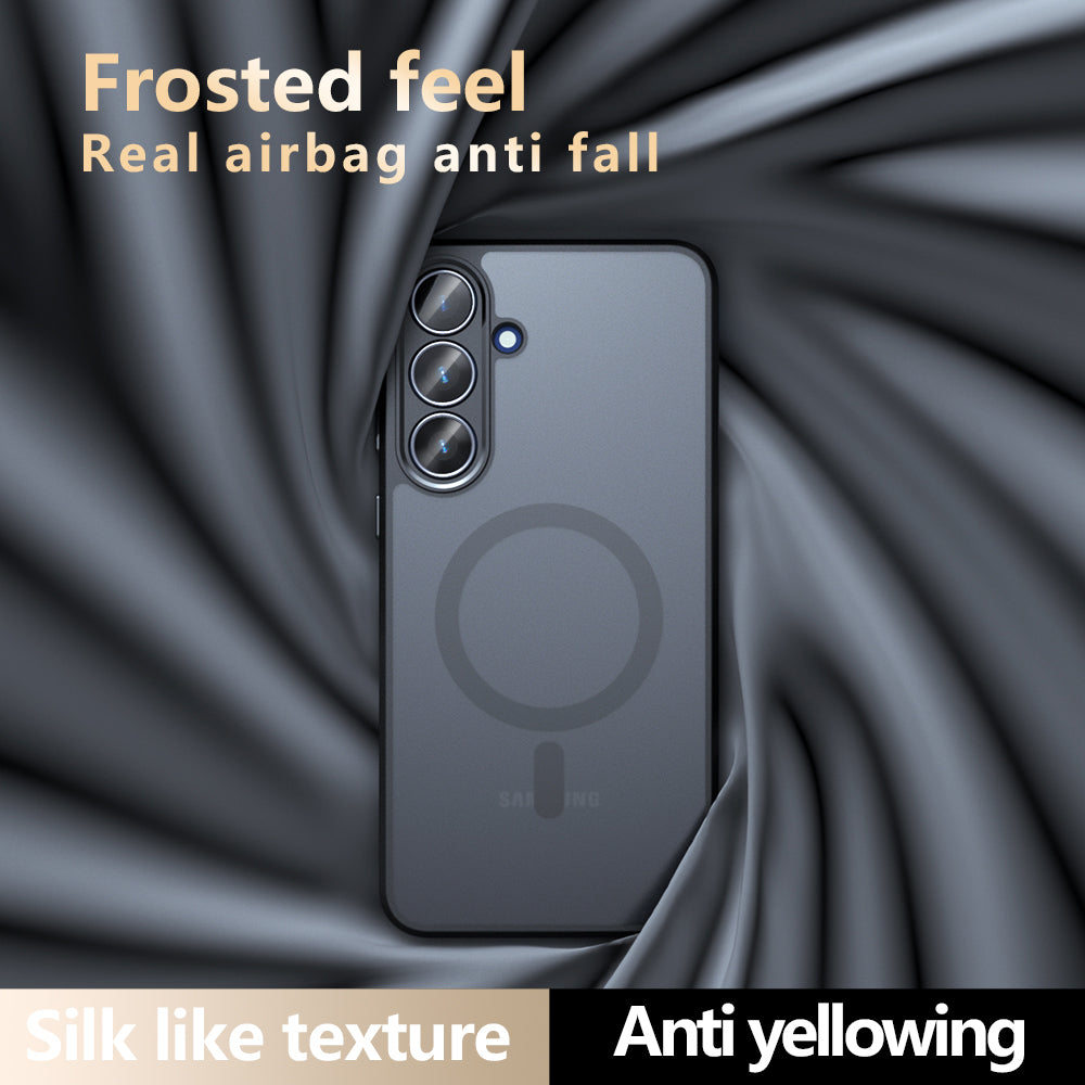 MagSafe-deksel for Samsung Galaxy S26 FE, Techsuit, PureFrost, Satinert svart