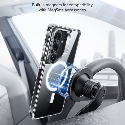 MagSafe-deksel for Samsung Galaxy S26 Plus, ESR, Classic Hybrid Kickstand, Gjennomsiktig