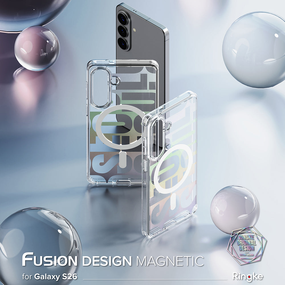 MagSafe-deksel for Samsung Galaxy S26 Plus, Ringke, Fusion Seoul, Gjennomsiktig