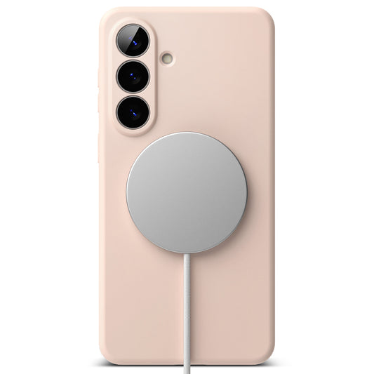 MagSafe-deksel for Samsung Galaxy S26 Plus, Ringke, Silikon, Rosa