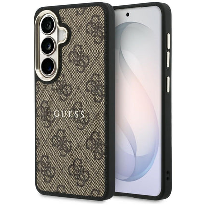 MagSafe-deksel for Samsung Galaxy S26 Plus S947, Guess, 4G Embossed Ring, Brun