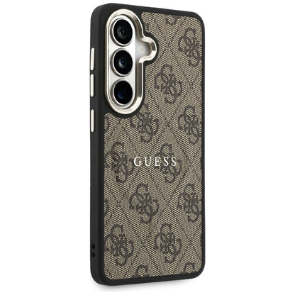 MagSafe-deksel for Samsung Galaxy S26 Plus S947, Guess, 4G Embossed Ring, Brun