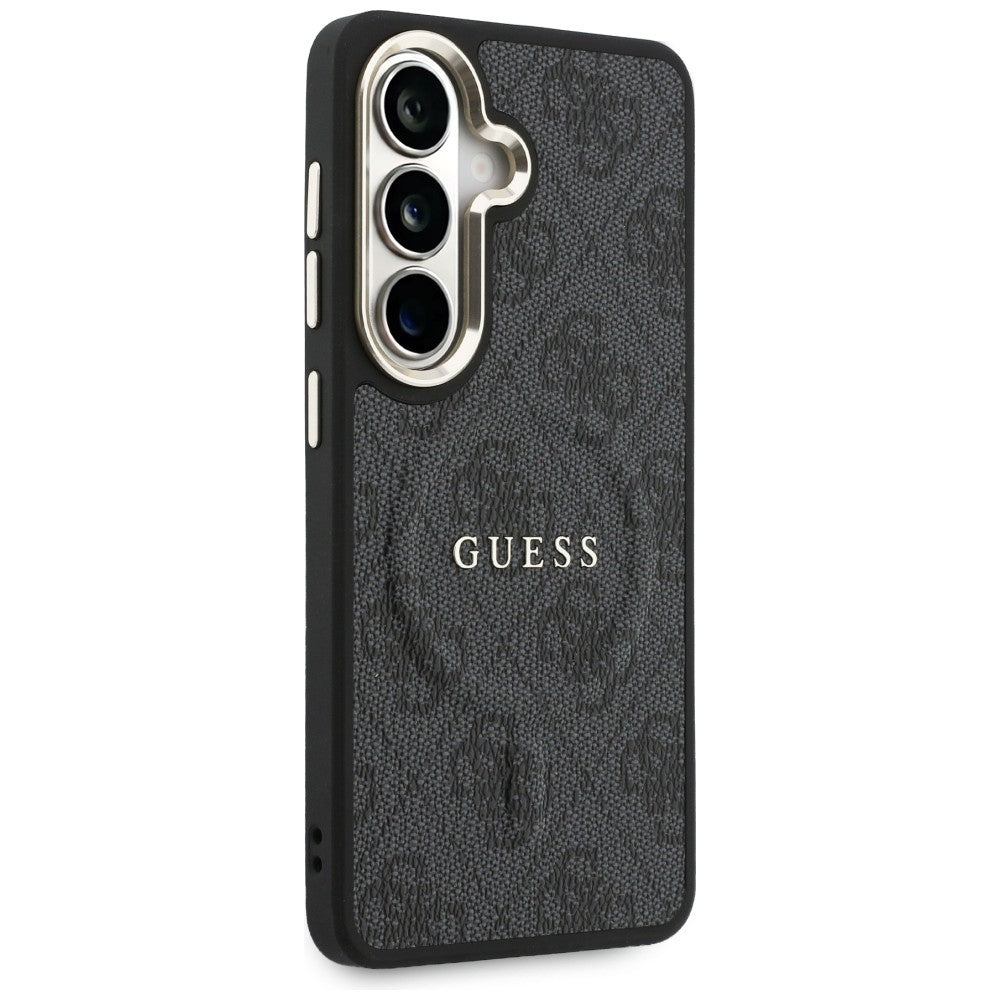 MagSafe-deksel for Samsung Galaxy S26 Plus S947, Guess, 4G preget ring, svart
