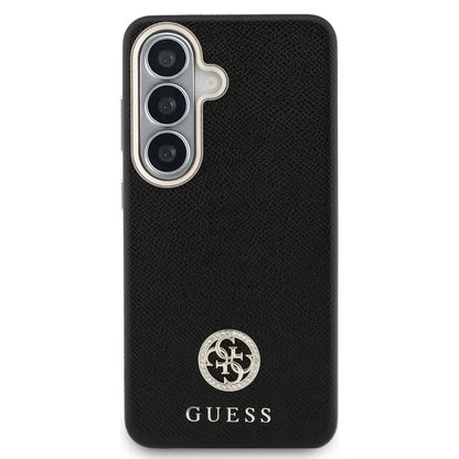 MagSafe-deksel for Samsung Galaxy S26 Plus S947, Guess, Rhinestone Round Logo, Svart