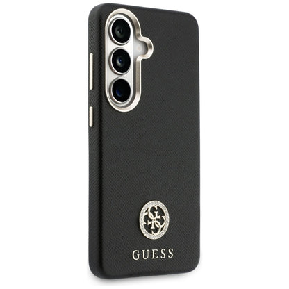 MagSafe-deksel for Samsung Galaxy S26 Plus S947, Guess, Rhinestone Round Logo, Svart