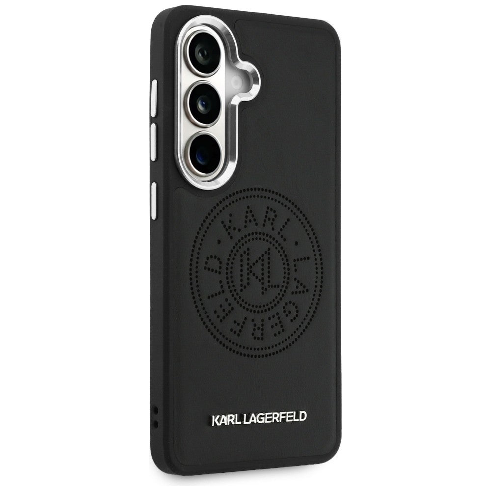 MagSafe-deksel for Samsung Galaxy S26 Plus S947, Karl Lagerfeld, Karl Round Point Logo, svart