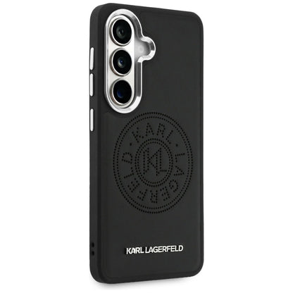 MagSafe-deksel for Samsung Galaxy S26 Plus S947, Karl Lagerfeld, Karl Round Point Logo, svart