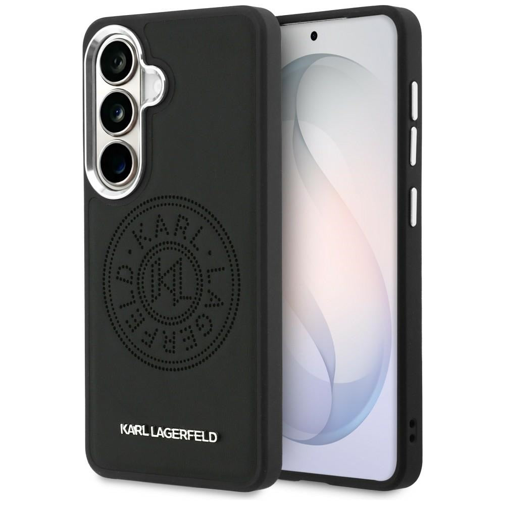MagSafe-deksel for Samsung Galaxy S26 Plus S947, Karl Lagerfeld, Karl Round Point Logo, svart