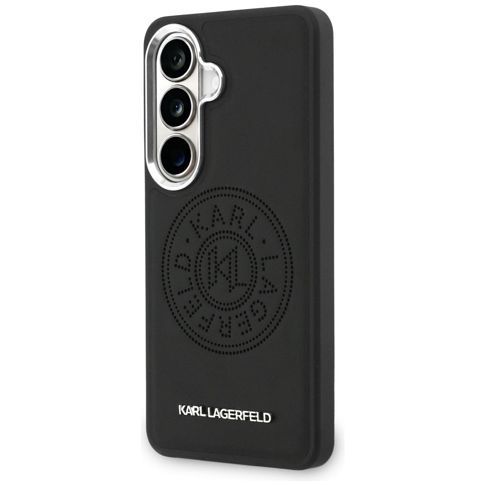 MagSafe-deksel for Samsung Galaxy S26 Plus S947, Karl Lagerfeld, Karl Round Point Logo, svart