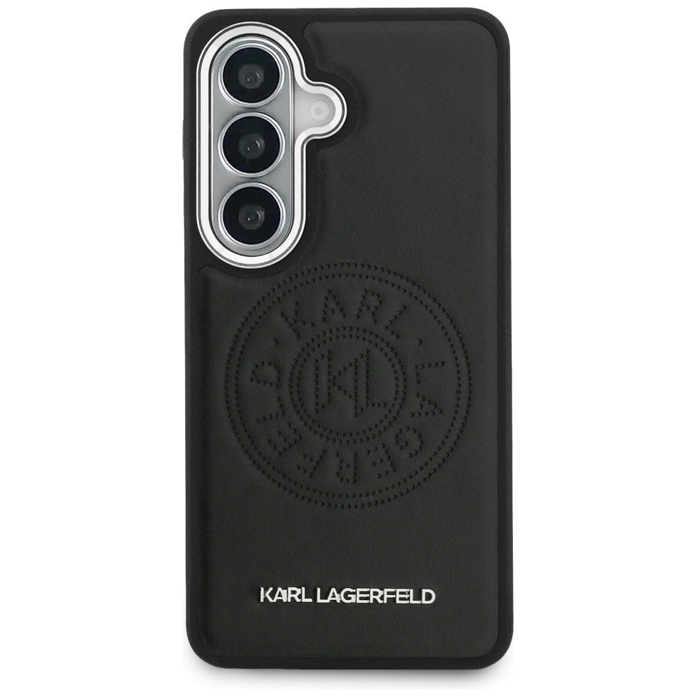 MagSafe-deksel for Samsung Galaxy S26 Plus S947, Karl Lagerfeld, Karl Round Point Logo, svart