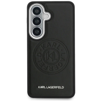 MagSafe-deksel for Samsung Galaxy S26 Plus S947, Karl Lagerfeld, Karl Round Point Logo, svart