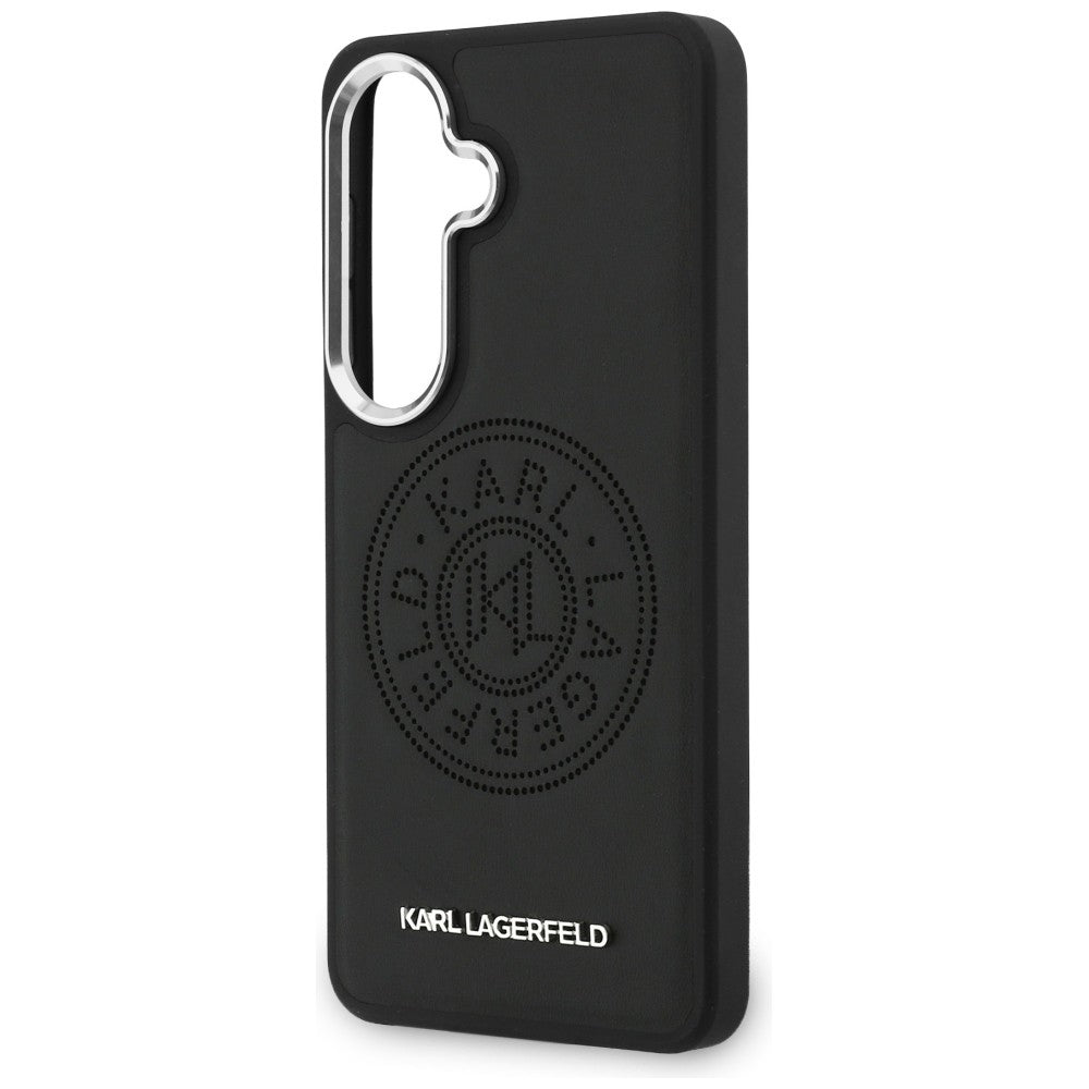 MagSafe-deksel for Samsung Galaxy S26 Plus S947, Karl Lagerfeld, Karl Round Point Logo, svart