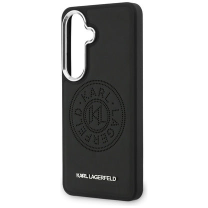 MagSafe-deksel for Samsung Galaxy S26 Plus S947, Karl Lagerfeld, Karl Round Point Logo, svart