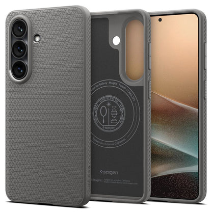 MagSafe-deksel for Samsung Galaxy S26 Plus S947, Spigen, Liquid Air, Grå ACS10705