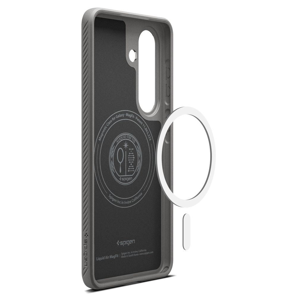 MagSafe-deksel for Samsung Galaxy S26 Plus S947, Spigen, Liquid Air, Grå ACS10705