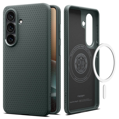 MagSafe-deksel for Samsung Galaxy S26 Plus S947, Spigen, Liquid Air, Grønn ACS10706