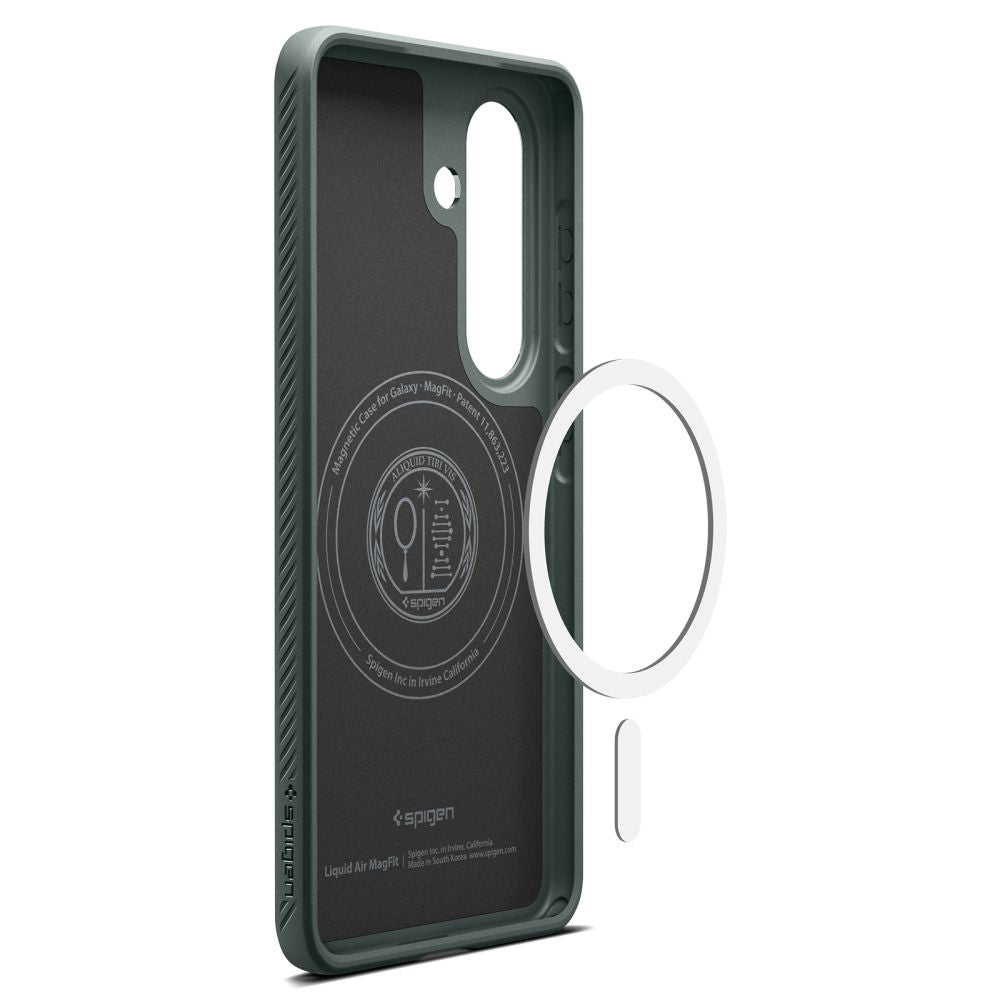 MagSafe-deksel for Samsung Galaxy S26 Plus S947, Spigen, Liquid Air, Grønn ACS10706