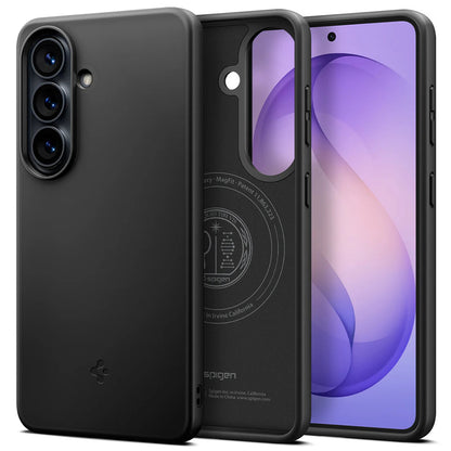 MagSafe-deksel for Samsung Galaxy S26 Plus S947, Spigen, Thin Fit, Svart ACS11395
