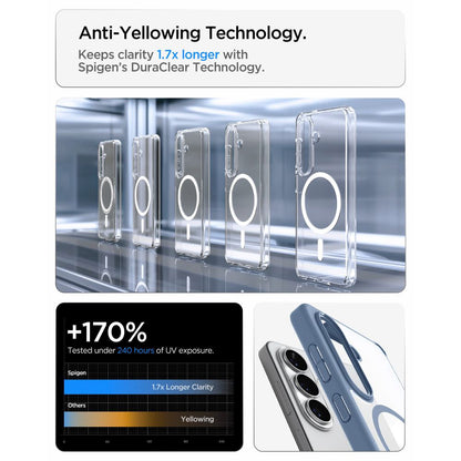 MagSafe-deksel for Samsung Galaxy S26 Plus S947, Spigen, Ultra Hybrid, Blå ACS11213