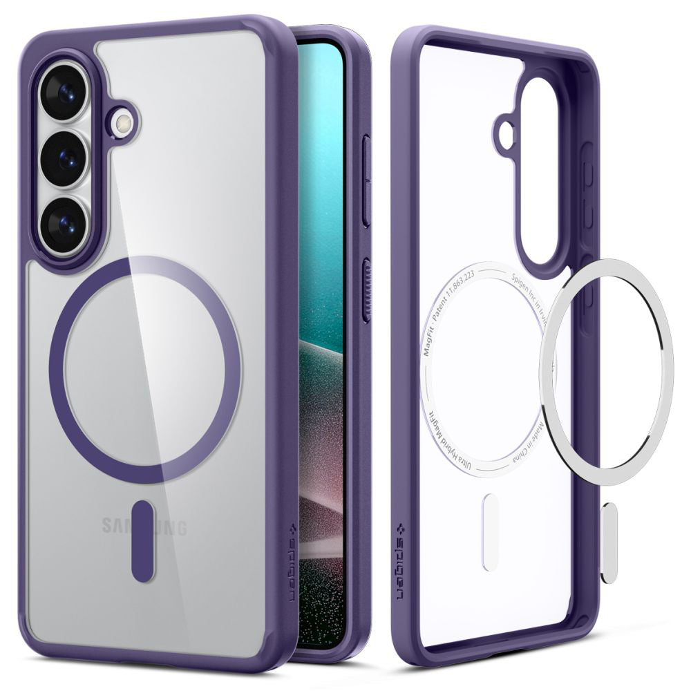 MagSafe-deksel for Samsung Galaxy S26 Plus S947, Spigen, Ultra Hybrid, Mørk Lilla ACS11214