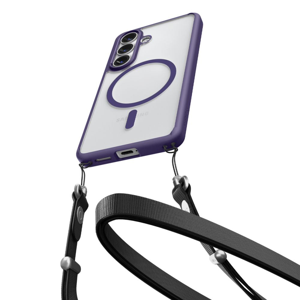 MagSafe-deksel for Samsung Galaxy S26 Plus S947, Spigen, Ultra Hybrid, Mørk Lilla ACS11214