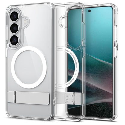 MagSafe-deksel for Samsung Galaxy S26 Plus S947, Spigen, Ultra Hybrid S, Gjennomsiktig Hvit ACS11050