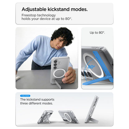 MagSafe-deksel for Samsung Galaxy S26 Plus S947, Spigen, Ultra Hybrid S, Gjennomsiktig Hvit ACS11050