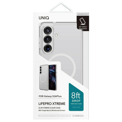MagSafe-deksel for Samsung Galaxy S26 Plus S947, UNIQ, LifePro Xtreme MagClick, Gjennomsiktig