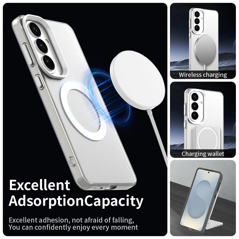 MagSafe deksel for Samsung Galaxy S26 Plus, Techsuit, CandyCase, Hvit
