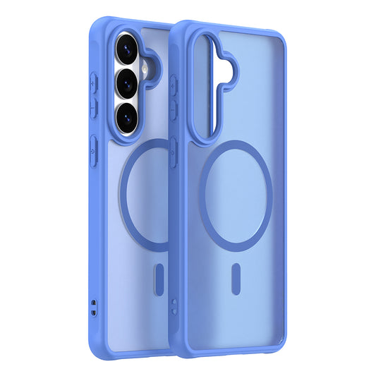 MagSafe-deksel for Samsung Galaxy S26 Plus, Techsuit, HaloFrost II, Blå