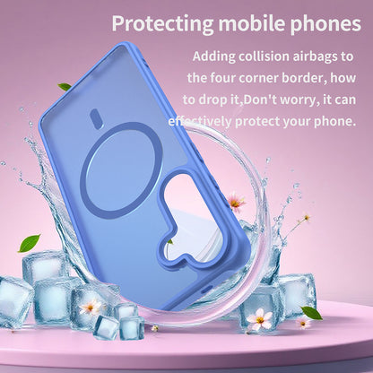 MagSafe-deksel for Samsung Galaxy S26 Plus, Techsuit, HaloFrost II, Blå